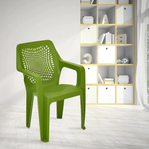 Nilkamal Trendy Plastic Chairs Dining Room Living Room Office Plastic Cafeteria Chair