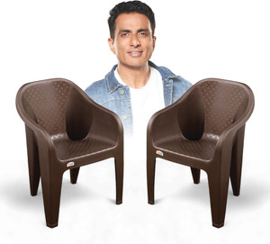 AVRO furniture 9100 Heavy Duty, Durable, Stackable, Indoor & Outdoor Use, Living Room Kursi, Plastic Outdoor Chair