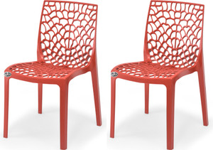 APPLE FURNITURE Designer Web Plastic Living Room Outdoor Chair Plastic Dining Chair