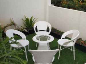 WildMonk Metal Table & Chair Set