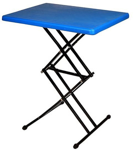 Supreme PLASTIC TOP HEIGHT ADJUSTABLE OUTDOOR TABLE FOR HOME/OFFICE/CAFE/WFH/LIVING ROOM Plastic Outdoor Table