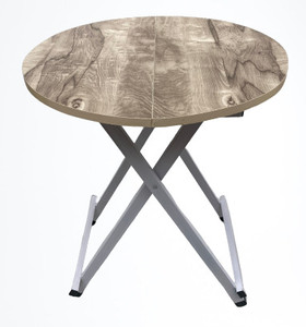 TOBY Toby Folding Table 2'X2' Round /kids study table /laptop/garden/ picnic table Engineered Wood Outdoor Table
