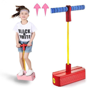 Trendy Appliances Kids Pogo Jumper for Toddlers, Safe Foam Bungee Stick, Improves Balance & Fun