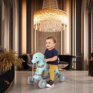 TOYPROFESSOR Baby Horse Rider for Kids 1-3 Years Birthday Gift Horsey Rocker Ride-on Toy