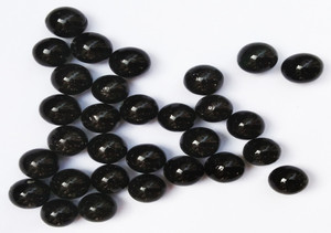 Jiyansh Traders 30 Pcs Black Colour Kanche Marble Glass Ball Goli in Outdoor Toy