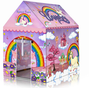cantus Kids house unicorn tent house for 10 years boys and girls(Big Size)