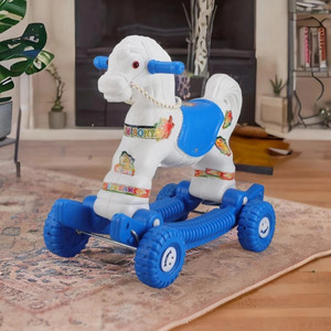 TOYPROFESSOR Baby Horse Rider and Rocker for Children Ages 1-5
