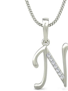 Chandrika Pearls N Alphabet Gold-plated Copper Pendant