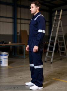 Associated Boiler Suit Navy Blue XXXL - Image 6