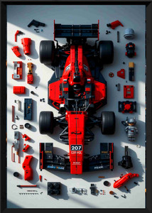 TheGadgetGalaxy F1 CAR 204 14x10 inch Acrylic Painting - Image 5