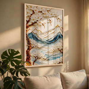 Hothouse 17x13 inch 3D Mountain Wall Art - Image 5
