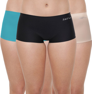 Z&D Zest & Deep Women Boy Short Multicolor Panty