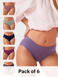 Enamor CR17 Antimicrobial Assorted Women Hipster Multicolor Panty