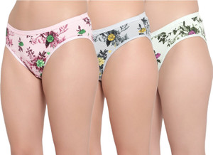 Peralent Women Hipster Pink, Green, Grey Panty