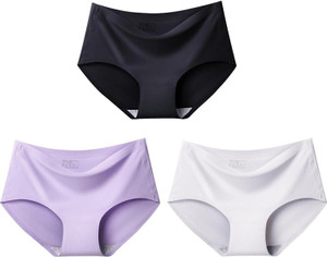Meile Women Hipster Blue, Black, Purple Panty