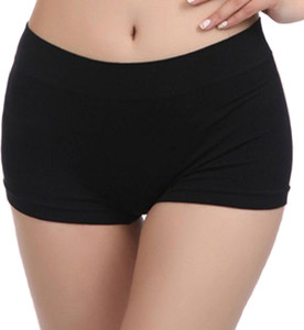 Shubhalam Women Boy Short Black Panty