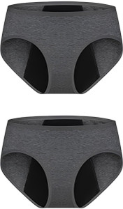 LUZIASA Women Periods Grey, Grey Panty