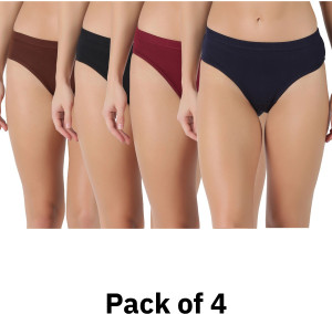 Dollar Dollar Lehar Super Combed Cotton Women's Plain Solid Panty Women Hipster Multicolor Panty