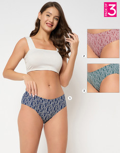 Clovia Women Hipster Multicolor Panty