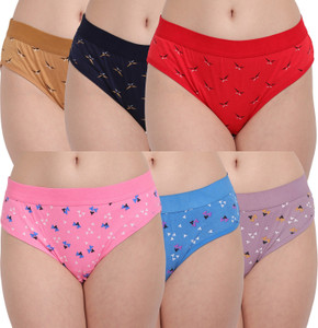 DarkWild Women Hipster Red, Dark Blue, Brown, Pink, Blue, Purple Panty