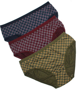 Mery-O Women Hipster Blue, Maroon, Dark Green Panty