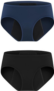 Diving deep Women Periods Blue, Black Panty