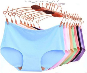 Meile Women Hipster Black, Purple, Grey, Pink, Orange, Blue Panty