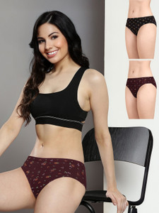 Lux Parker Women Hipster Multicolor Panty