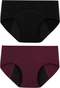Diving deep Women Periods Black, Maroon Panty