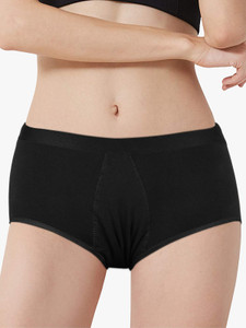 CareDone Women Periods Black Panty