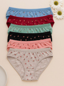 FiveFlag Women Hipster Multicolor Panty