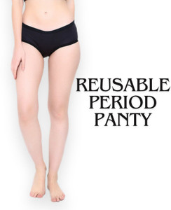 CareDone Women Periods Black Panty