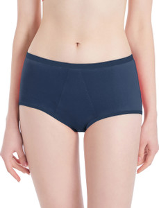Healthfab Gopadfree Heavy Reusable Leak Proof Period Panty for heavy flow days, Women Hipster Blue Panty