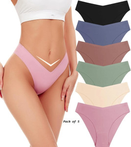 GANBATTE Women Bikini Multicolor Panty