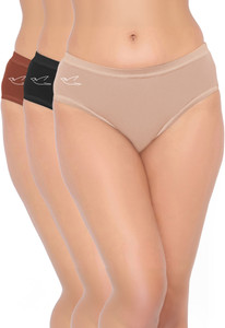 FREECULTR Women Hipster Black, Brown, Beige Panty