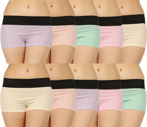 VAISHMA Women Boy Short Multicolor Panty