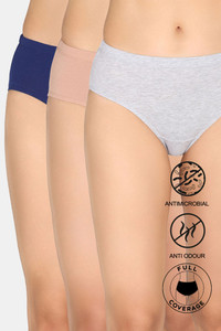 ZIVAME Women Hipster Grey Panty
