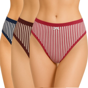 White Lady Women Hipster Blue, Red Panty