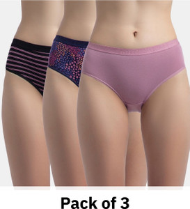 JOCKEY 3006 High Coverage Cotton Mid Waist Women Hipster Multicolor Panty