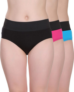 Selfcare Women Hipster Black, Pink, Blue Panty