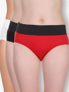 Selfcare Women Hipster Red, Black, White Panty