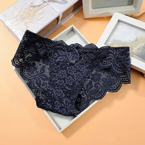 SnuggleNest Women Bikini Black Panty