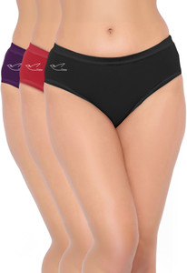 FREECULTR Women Hipster Black, Red, Purple Panty