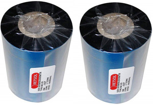 Retsol Barcode Wax Ink Ribbon 2 No Set Non-Adhesive Paper Label