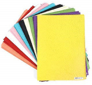 Eclet 50 pcs Color(10 Sheets Each Color) A4 Medium Size Sheets Art and Craft Paper Double Sided Colored(Length -27.5 cm Width - 20.3 cm) A4 90 gsm Coloured Paper