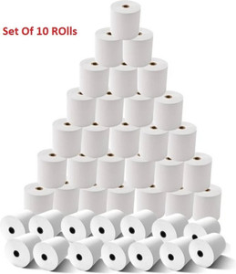 BIS OFFICE THERMAL PAPER ROLL 80MM(3inch) X 25MTRS 50 gsm Thermal Paper