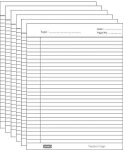 One Side Ruled A4 Flipkart.com | mrenterprise Ruled sheets One side Ruled A4 90 gsm A4 ...