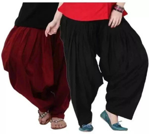 SR Collection Cotton Solid Patiala