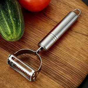 MAAUVTOR 2 in 1 Peeler Julienne for Salad, Potato Peeler, Vegetable Fruit Slicer Shredder Y Shaped Peeler