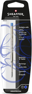 SHEAFFER "K" Style - Blue Fine Nib - Blister Card Refill